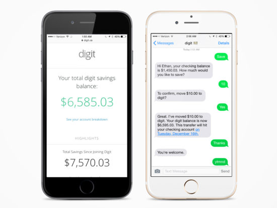 digit automatic savings app